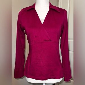 Loft Women's Long Sleeve Top size medium Mauve